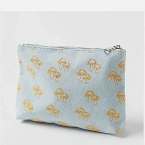 UO Embroidered Mushroom Plant Icon Pouch, NWT